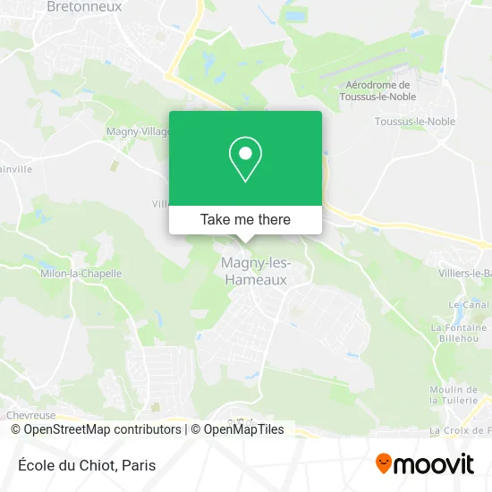 École du Chiot map