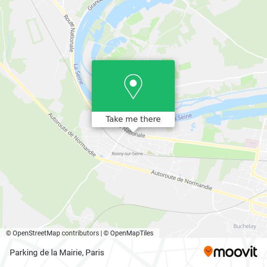 Mapa Parking de la Mairie