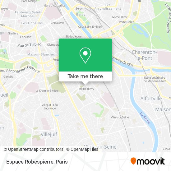 Mapa Espace Robespierre