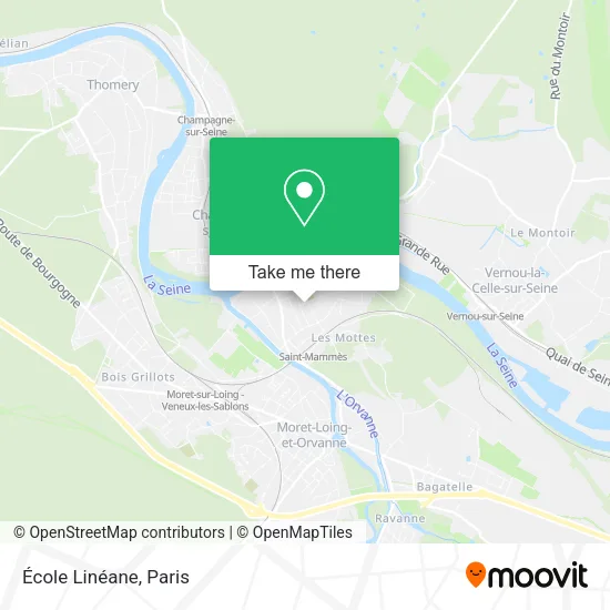 Mapa École Linéane