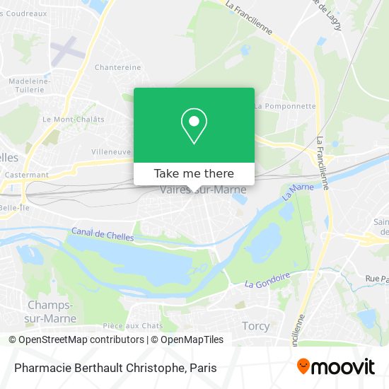 Mapa Pharmacie Berthault Christophe
