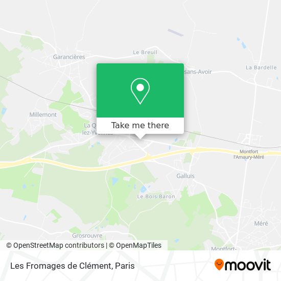 Les Fromages de Clément map
