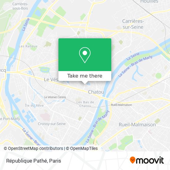 République Pathé map