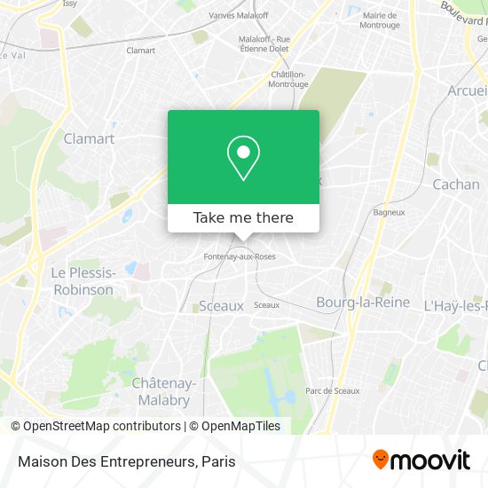 Mapa Maison Des Entrepreneurs