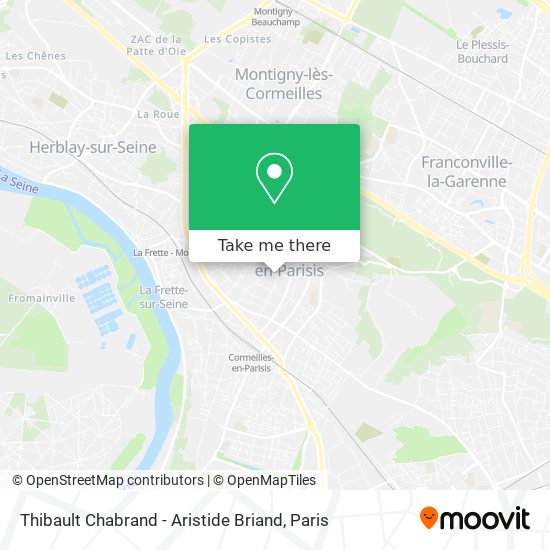 Mapa Thibault Chabrand - Aristide Briand