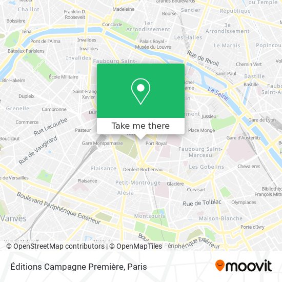 Mapa Éditions Campagne Première