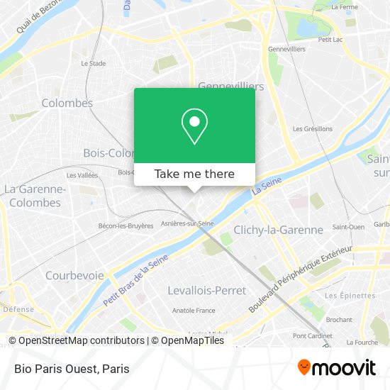 Bio Paris Ouest map