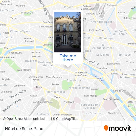 How to get to The Chess Hotel in Paris by Bus, Metro, Train or RER?
