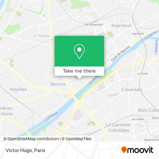 Victor Hugo map