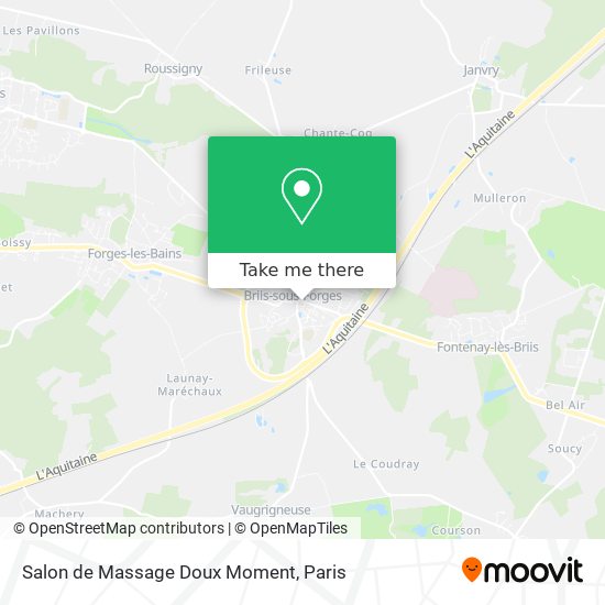 Salon de Massage Doux Moment map