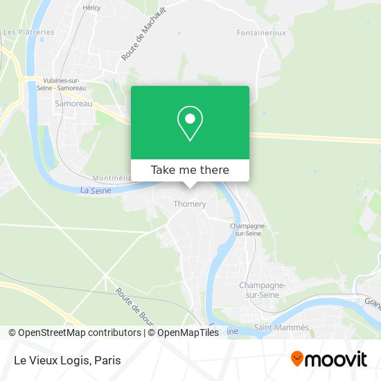 Le Vieux Logis map