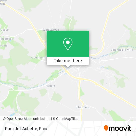 Mapa Parc de L'Aubette