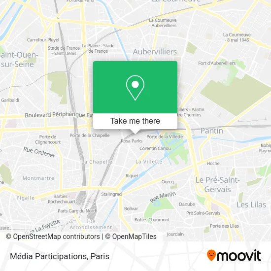 Média Participations map