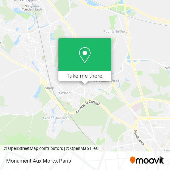 Monument Aux Morts map