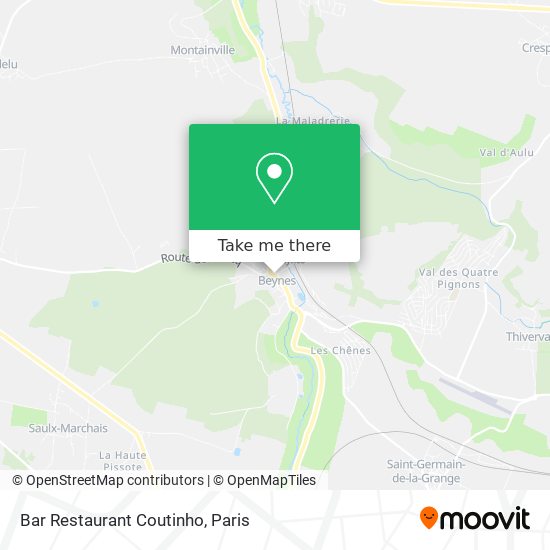 Bar Restaurant Coutinho map