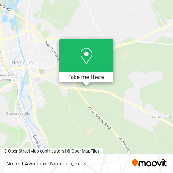 Nolimit Aventure - Nemours map