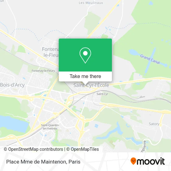 Place Mme de Maintenon map