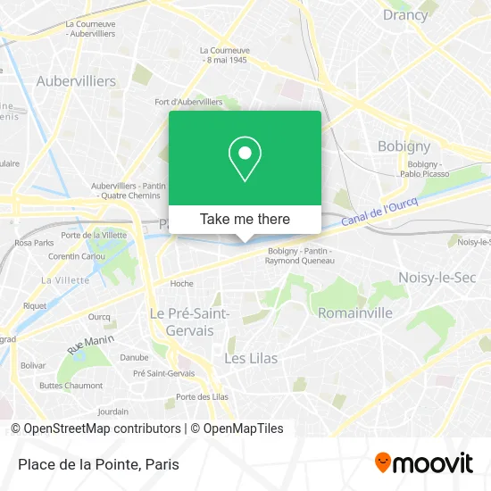 Place de la Pointe map