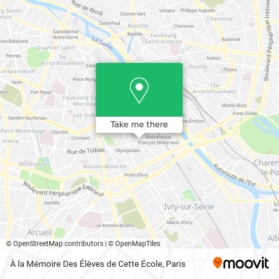 Mapa À la Mémoire Des Élèves de Cette École