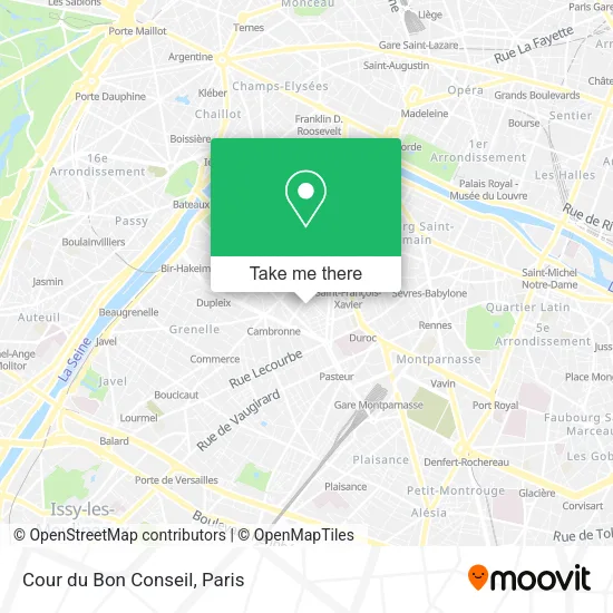 Cour du Bon Conseil map