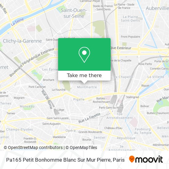 Pa165 Petit Bonhomme Blanc Sur Mur Pierre map