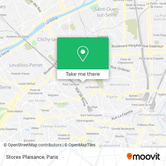 Stores Plaisance map