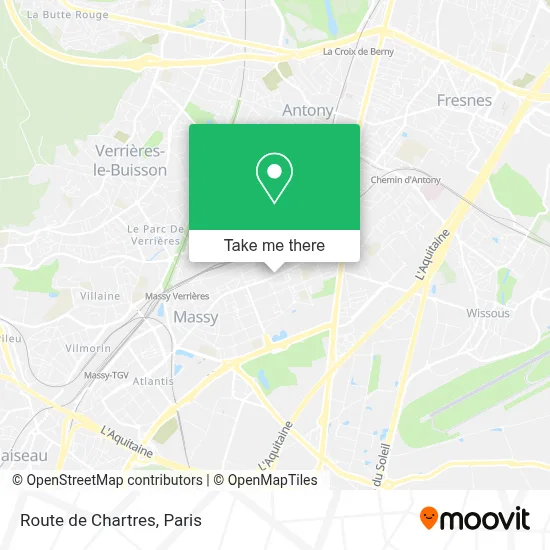 Route de Chartres map