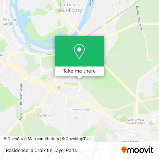 Résidence la Croix En Laye map