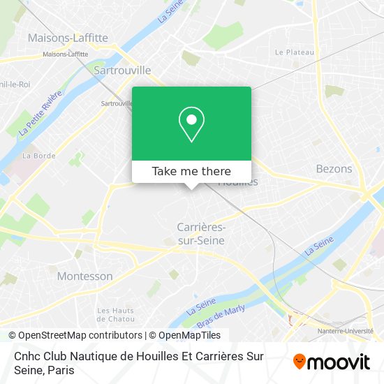 Cnhc Club Nautique de Houilles Et Carrières Sur Seine map