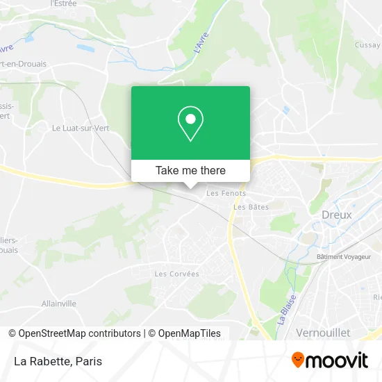 La Rabette map