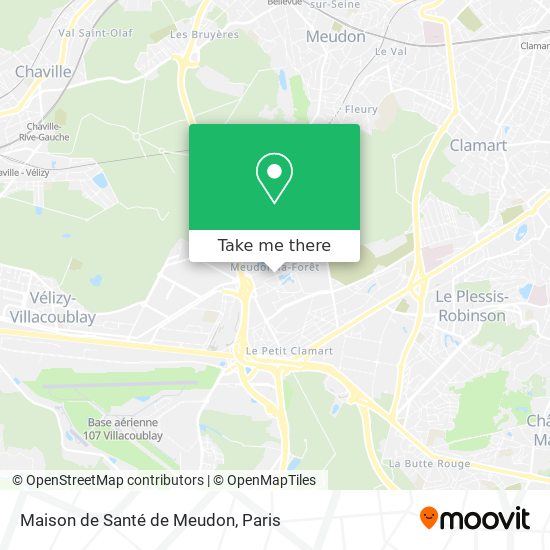 Maison de Santé de Meudon map