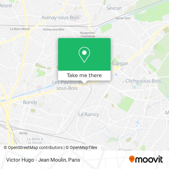 Mapa Victor Hugo - Jean Moulin