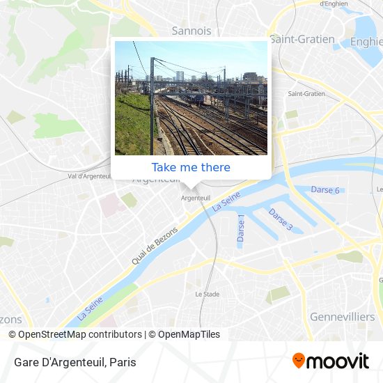 Gare D'Argenteuil map