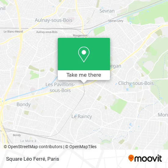 Square Léo Ferré map