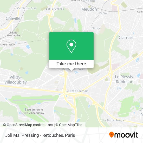 Joli Mai Pressing - Retouches map
