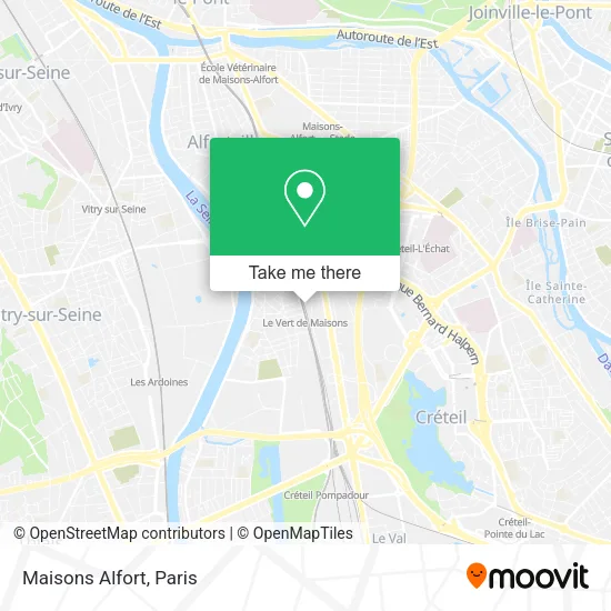Maisons Alfort map
