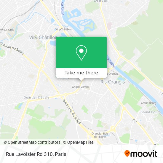 Rue Lavoisier Rd 310 map