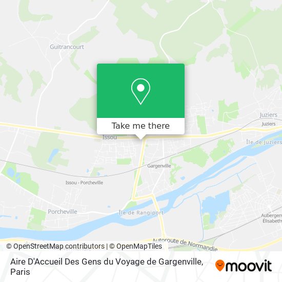 Aire D'Accueil Des Gens du Voyage de Gargenville map