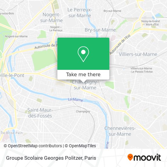 Mapa Groupe Scolaire Georges Politzer