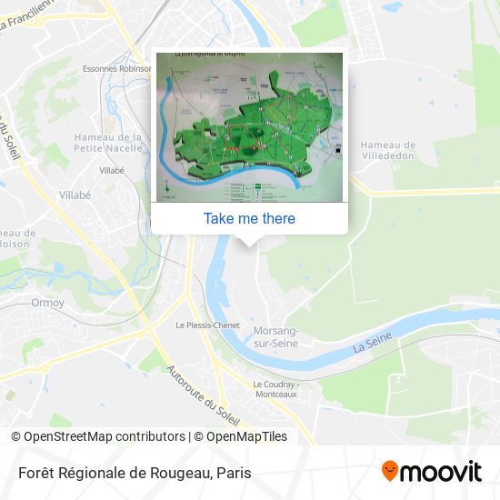 Forêt Régionale de Rougeau map