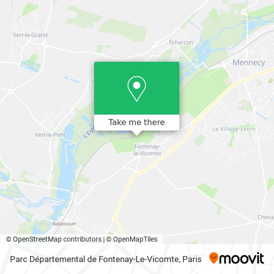 Parc Départemental de Fontenay-Le-Vicomte map