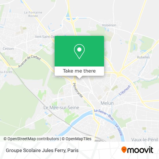 Mapa Groupe Scolaire Jules Ferry