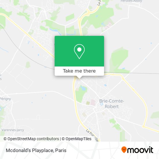 Mapa Mcdonald's Playplace