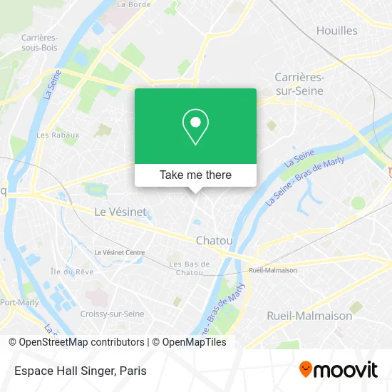 Espace Hall Singer map