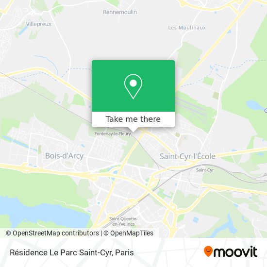 Résidence Le Parc Saint-Cyr map