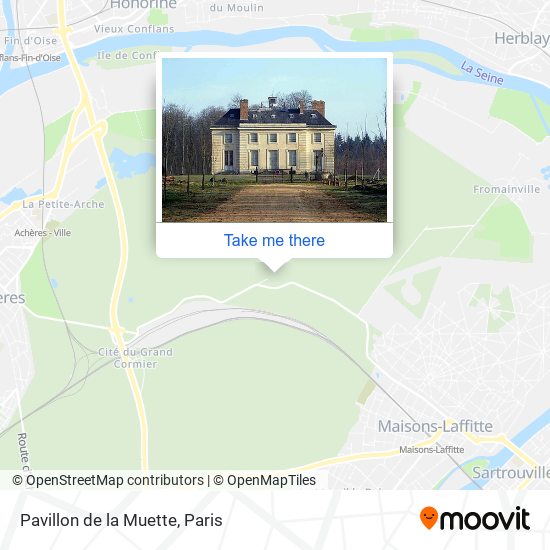 Pavillon de la Muette map