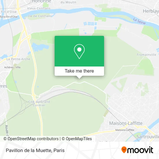 Pavillon de la Muette map