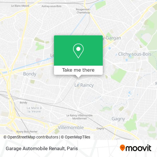 Garage Automobile Renault map