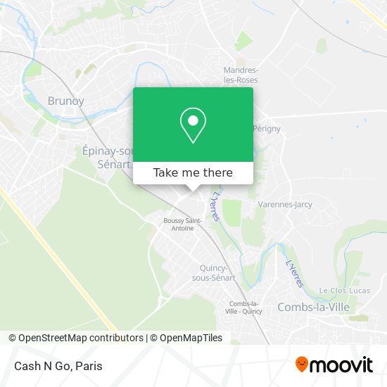 Cash N Go map