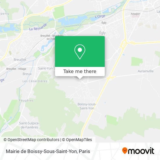 Mairie de Boissy-Sous-Saint-Yon map